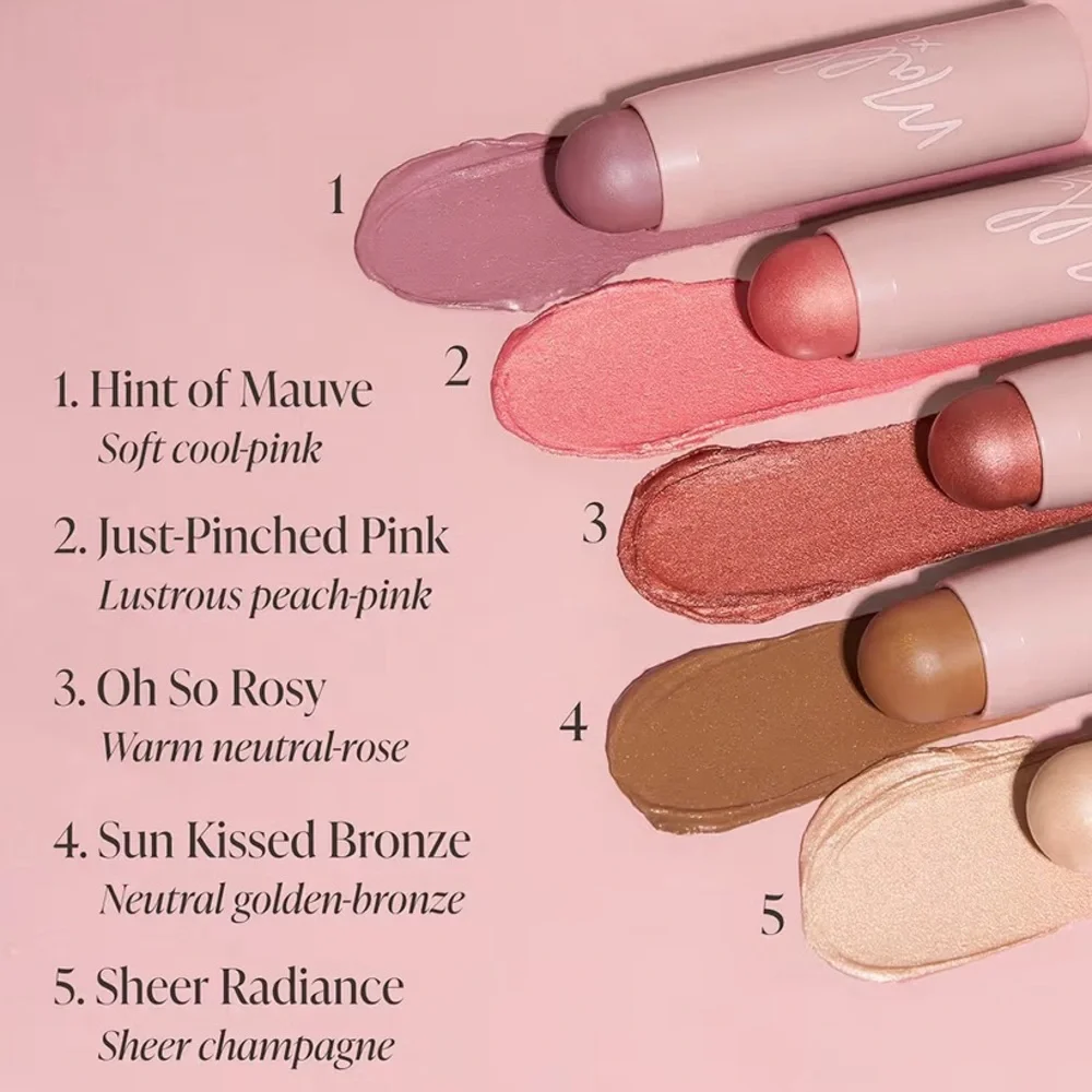 Mally Beauty Shimmer Shape & Glow Plus Face Defining Stick in On The Mauve 6.5g